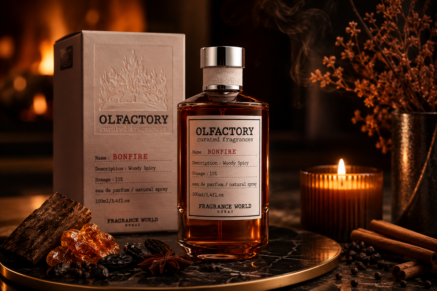 Bonfire – Eau de Parfum 100 ml | Olfactory