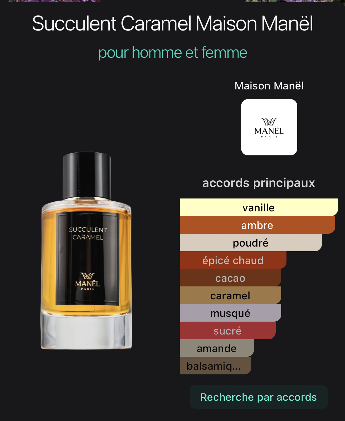 Succulent Caramel – extrait de Parfum